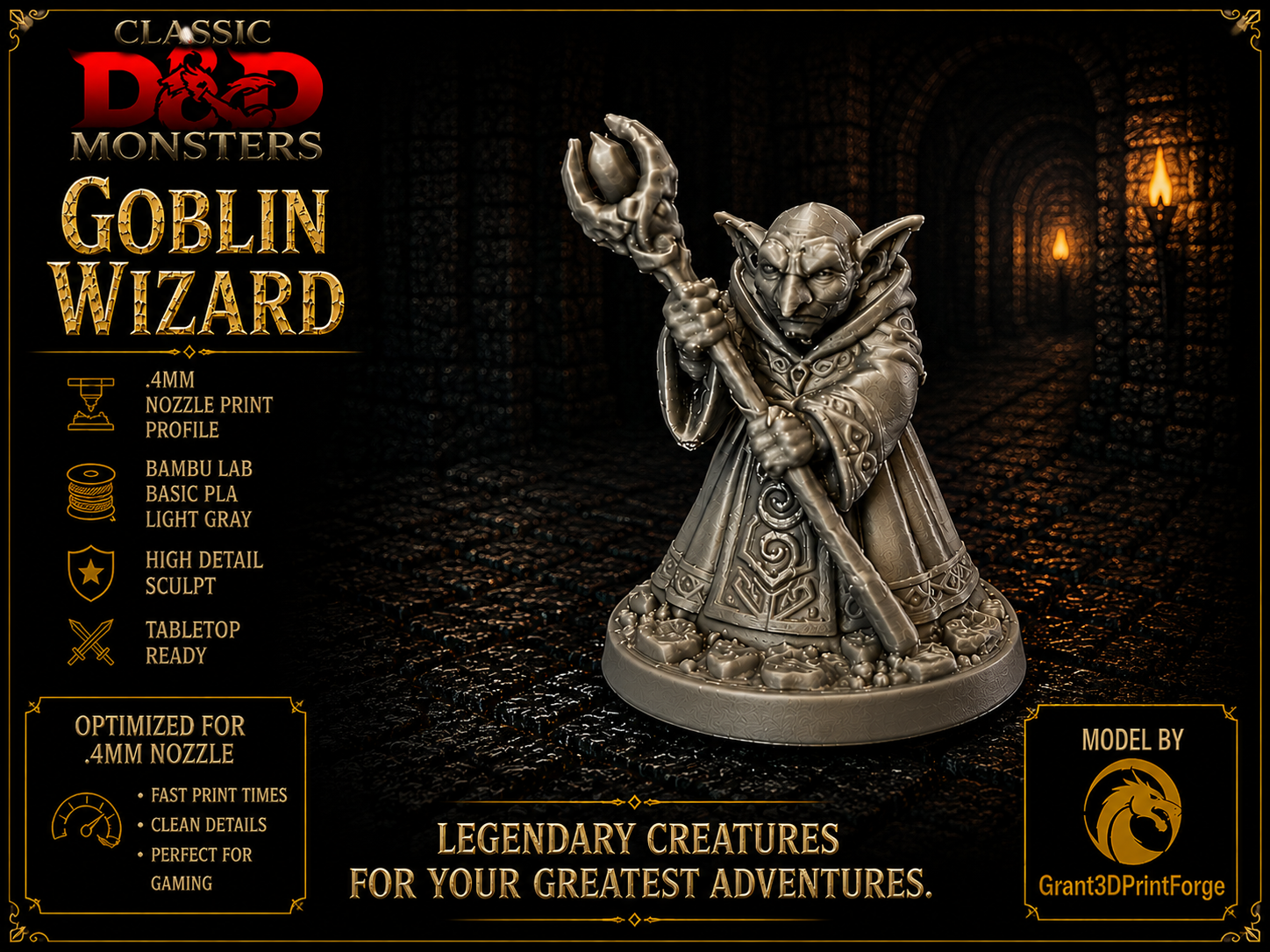 Goblin Wizard - Classic D&D Monsters
