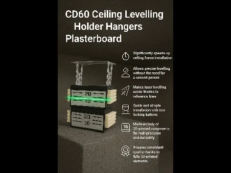 CD60 Ceiling Levelling Holder Hangers Plasterboard