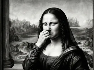 Mona Lisa de Nariz Tampado