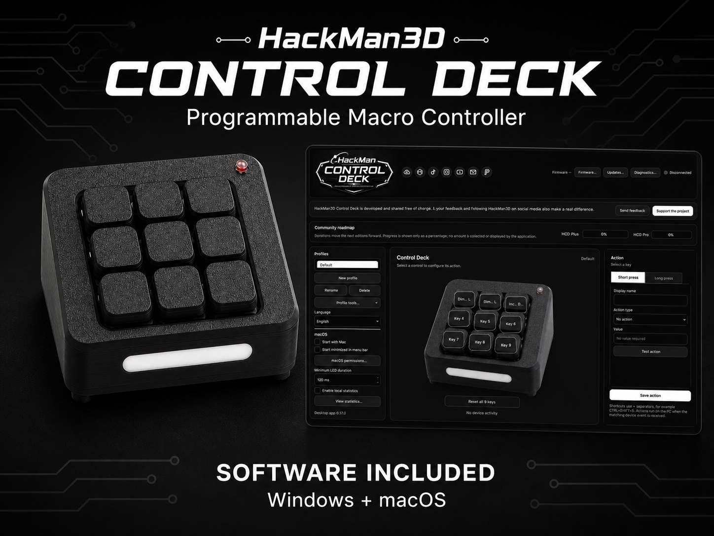 HackMan3D Control Deck-Build Your Own Controller - 1
