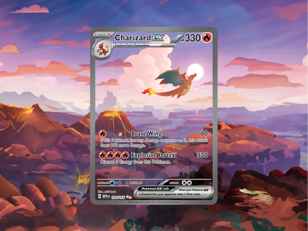 Charizard 199 extended art pokémon 151 - Free 3D Print Model - MakerWorld