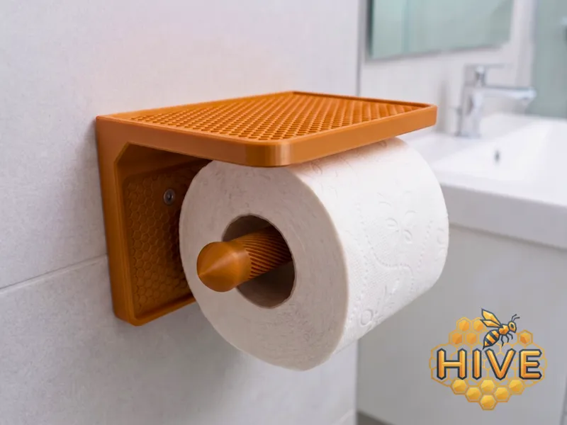 Toilet Paper Roll Holder | The Hive Series