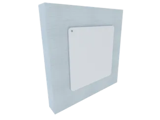 Drywall access panel with clean look