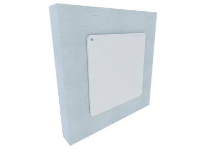 Drywall access panel with clean look
