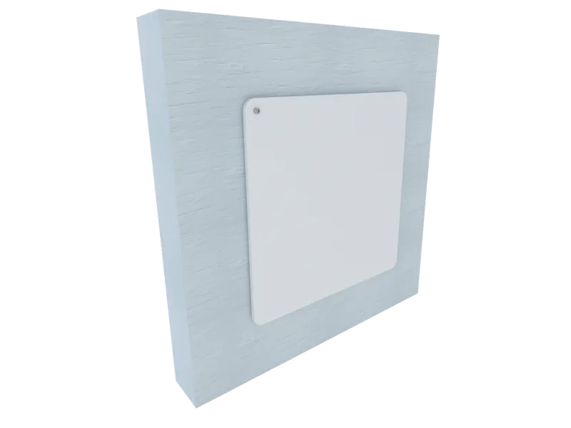 Drywall access panel with clean look