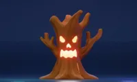 Arbre effrayant — décoration d'Halloween — photo 2