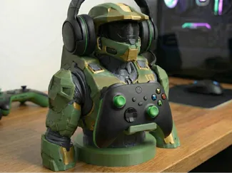 Master Chief Bust Stand for Gaming Gear