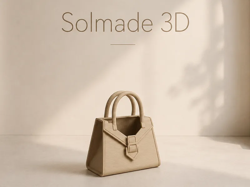 Solmade 3D Bentwood Handbag