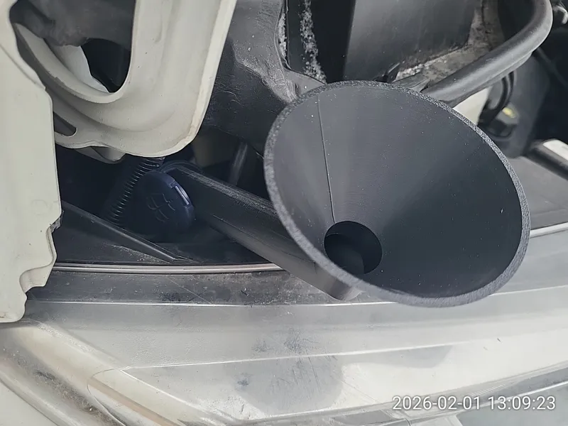 Fiat Ducato (& others) Windshield fluid funnel 2.0