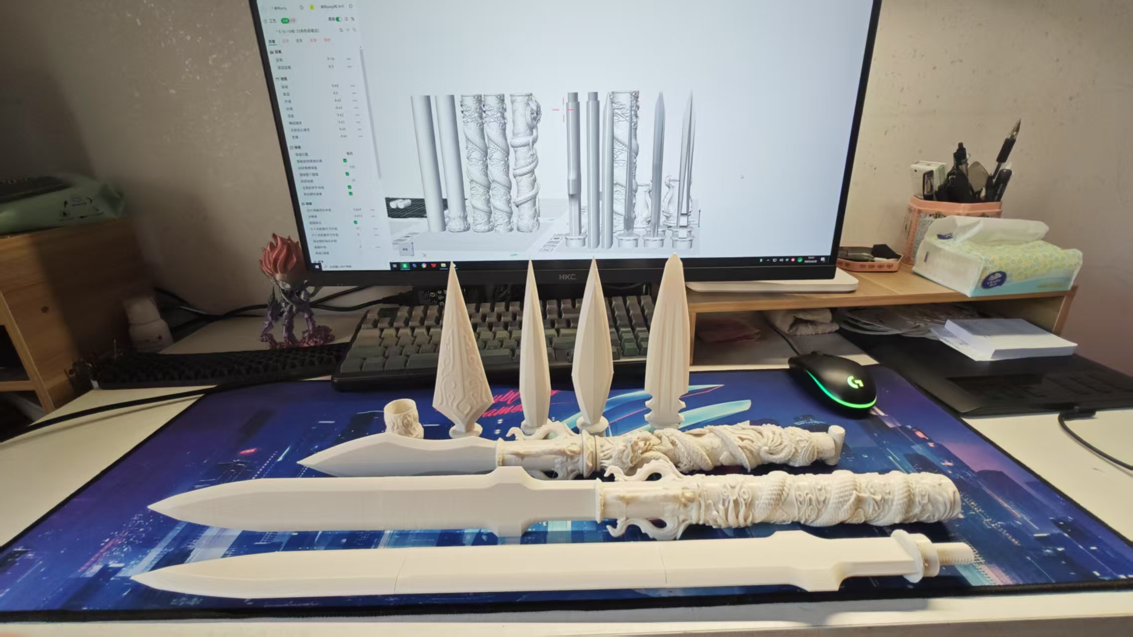 Miniatura 5 do modelo 3D 长枪大全