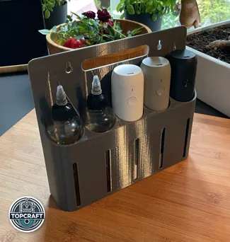 Salt Pepper Depensor with 5 Slots 260x230x60