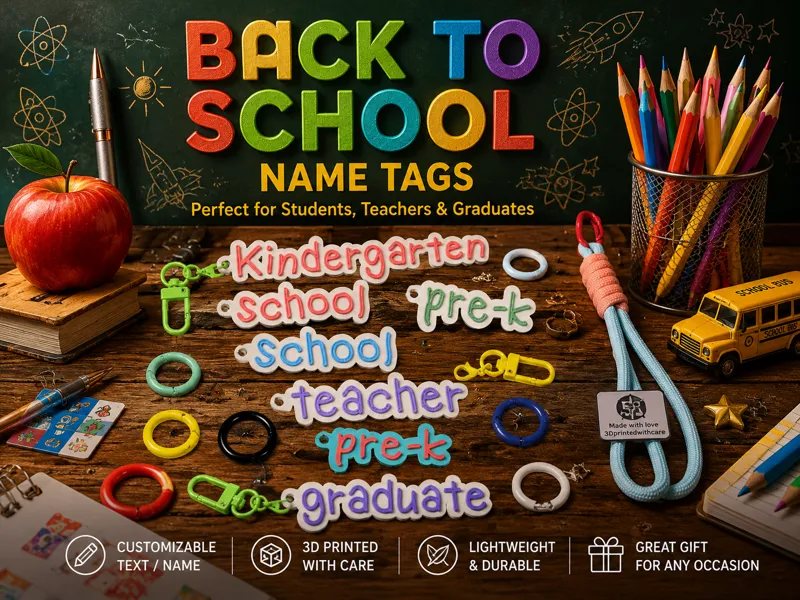 Kids handwriting font batch keychain generator