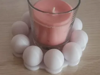 Base para vela de vaso