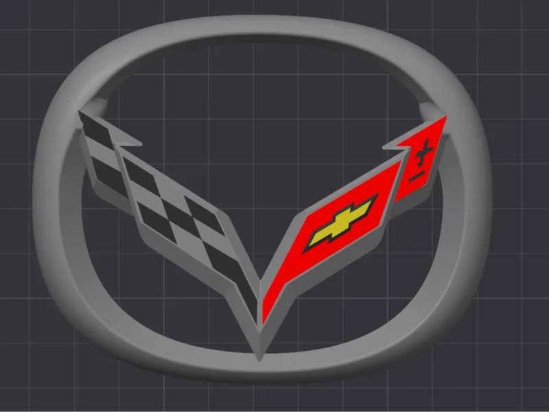 Mazda / Corvette combo emblem