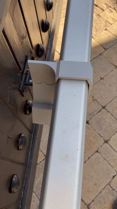 Hinged Swing‑Gate Mount for MyQ Smart Hub Sensor