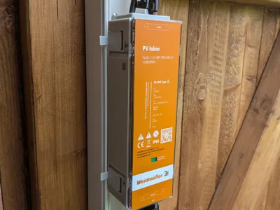 Weidmüller surge protector holder for OBO/Bettermann