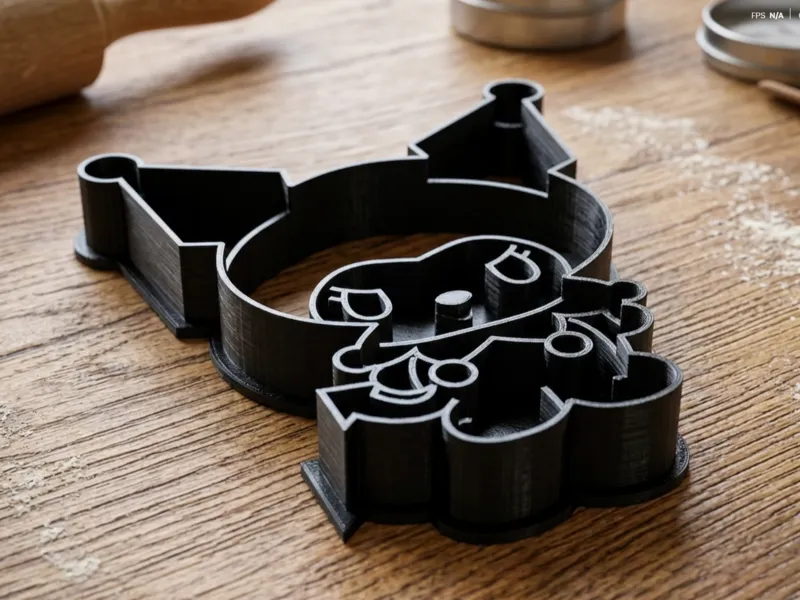 Kuromi Cookie Cutter + Stamp