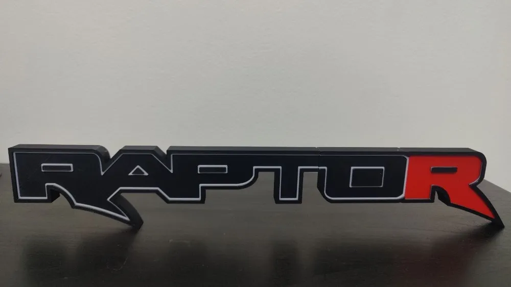 Ford Raptor LOGO and BADGE - Free 3D Print Model - MakerWorld