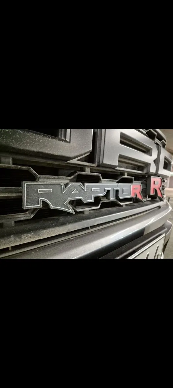 LOGO y EMBLEMA de Ford Raptor - Modelo de impresión 3D gratuito ...