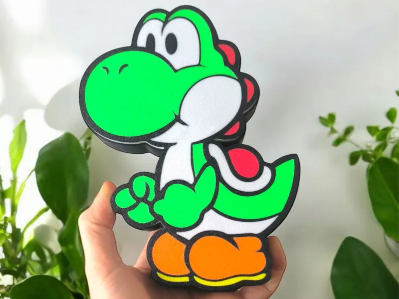 Yoshi - Super Mario Bros. Led Lamp - Lightbox