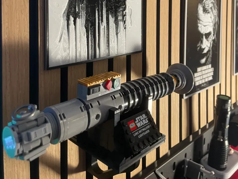 Klemmbaustein Lichtschwert Wandhalterung