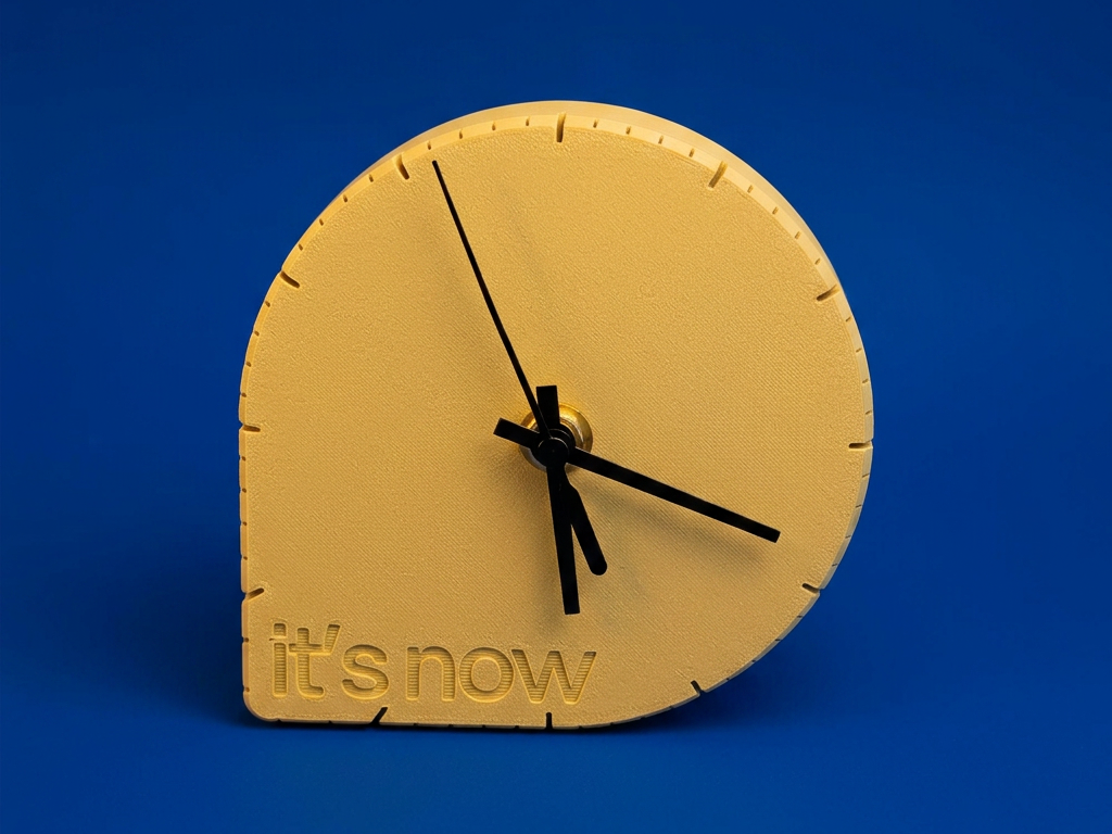 Desk Clock 12×12 cm — fits A1 mini