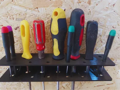 Screwdriver file holder  