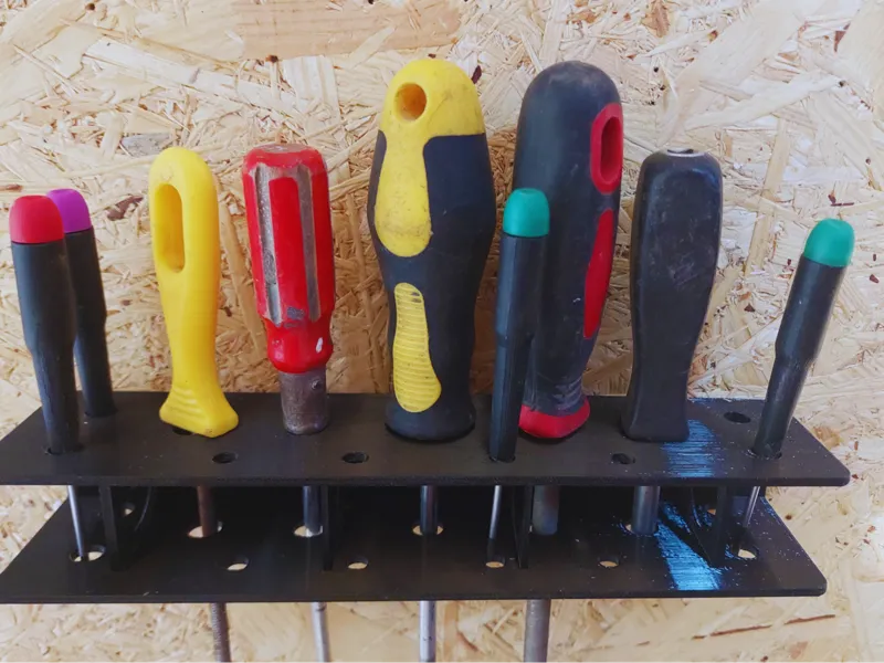 Screwdriver file holder  
