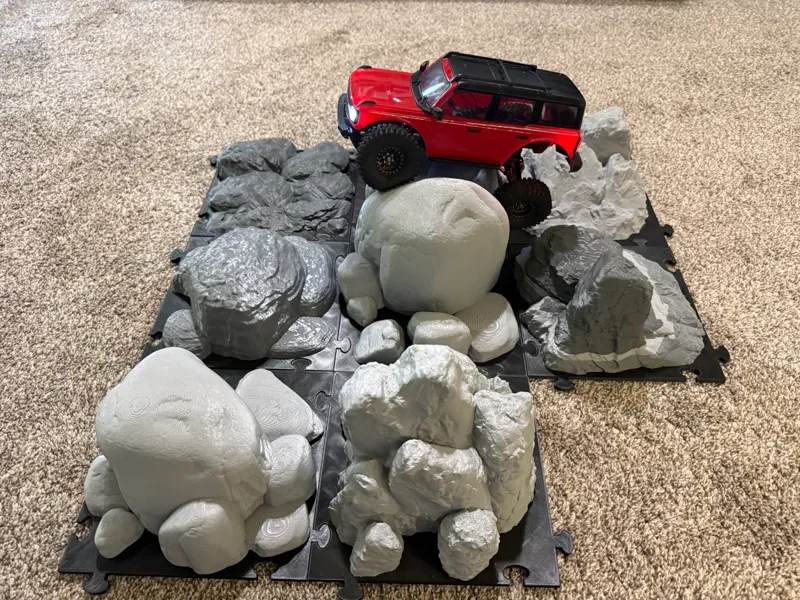 RC Rock Crawler Course for TRX4m and smaller minis