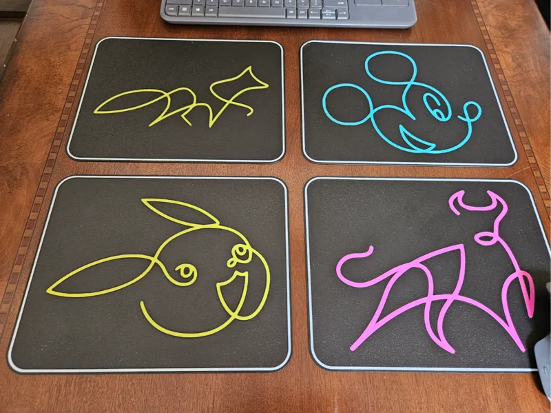 Neon Mousepads - Set 6