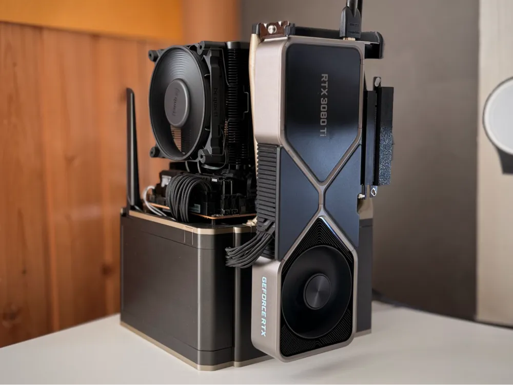 Custom Pc Frame Custom ITX Open Frame PC Case - Free 3D Print Model - MakerWorld