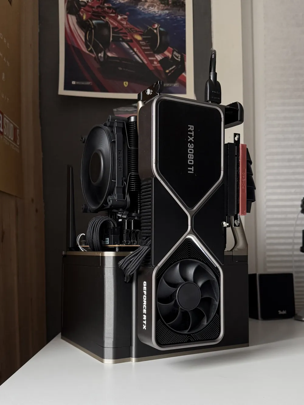 Custom Pc Frame Custom ITX Open Frame PC Case - Free 3D Print Model - MakerWorld