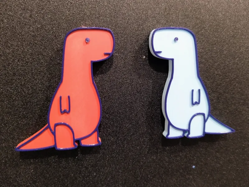 Cartoon Dino Fridge Magnets