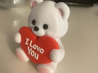 Love You Teddy - In Colour