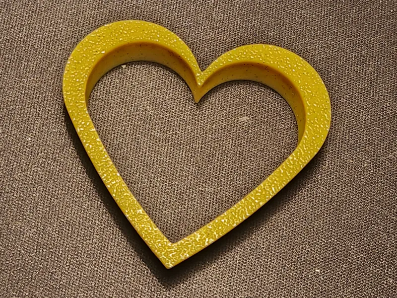 Simple heart cookie cutter