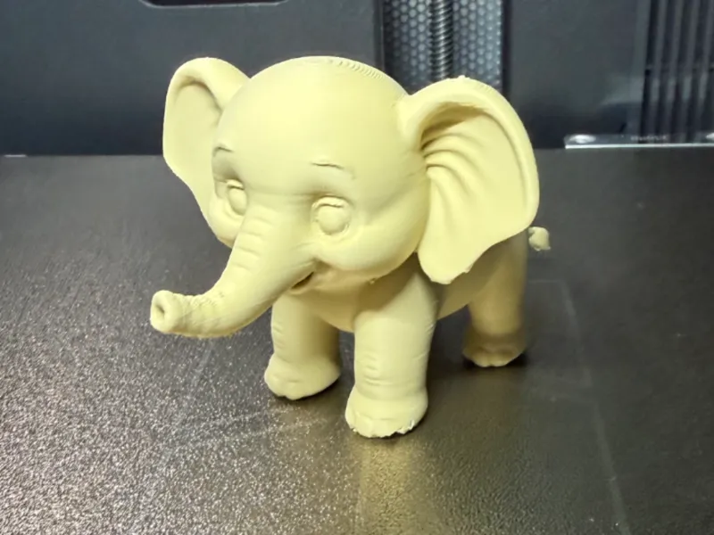 Happy Elephant Figurine – Easy Print