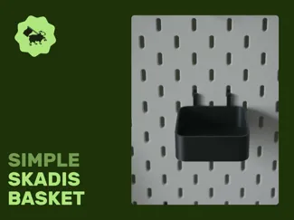 Skadis compatible basket