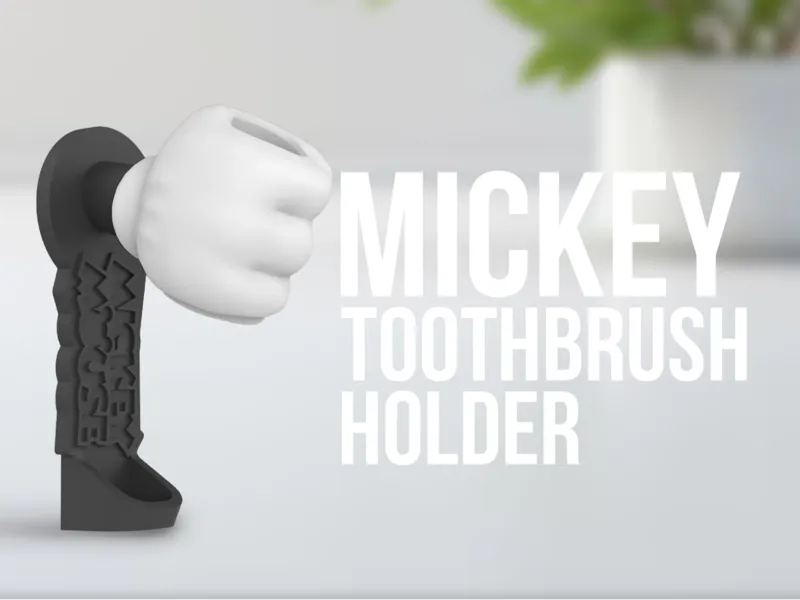 Mickey Toothbrush Holder