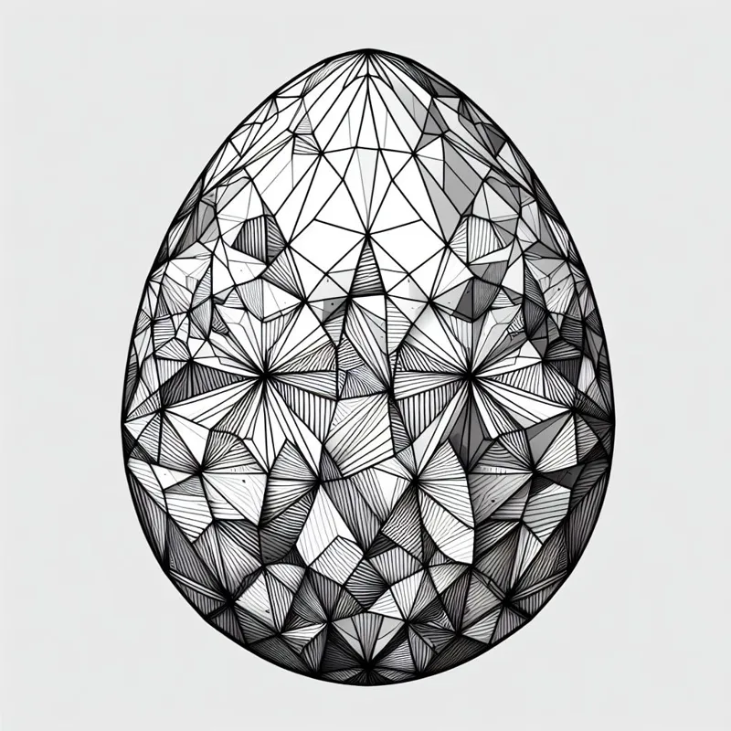 HueForge Easter Egg Polygon | Ei Ostern