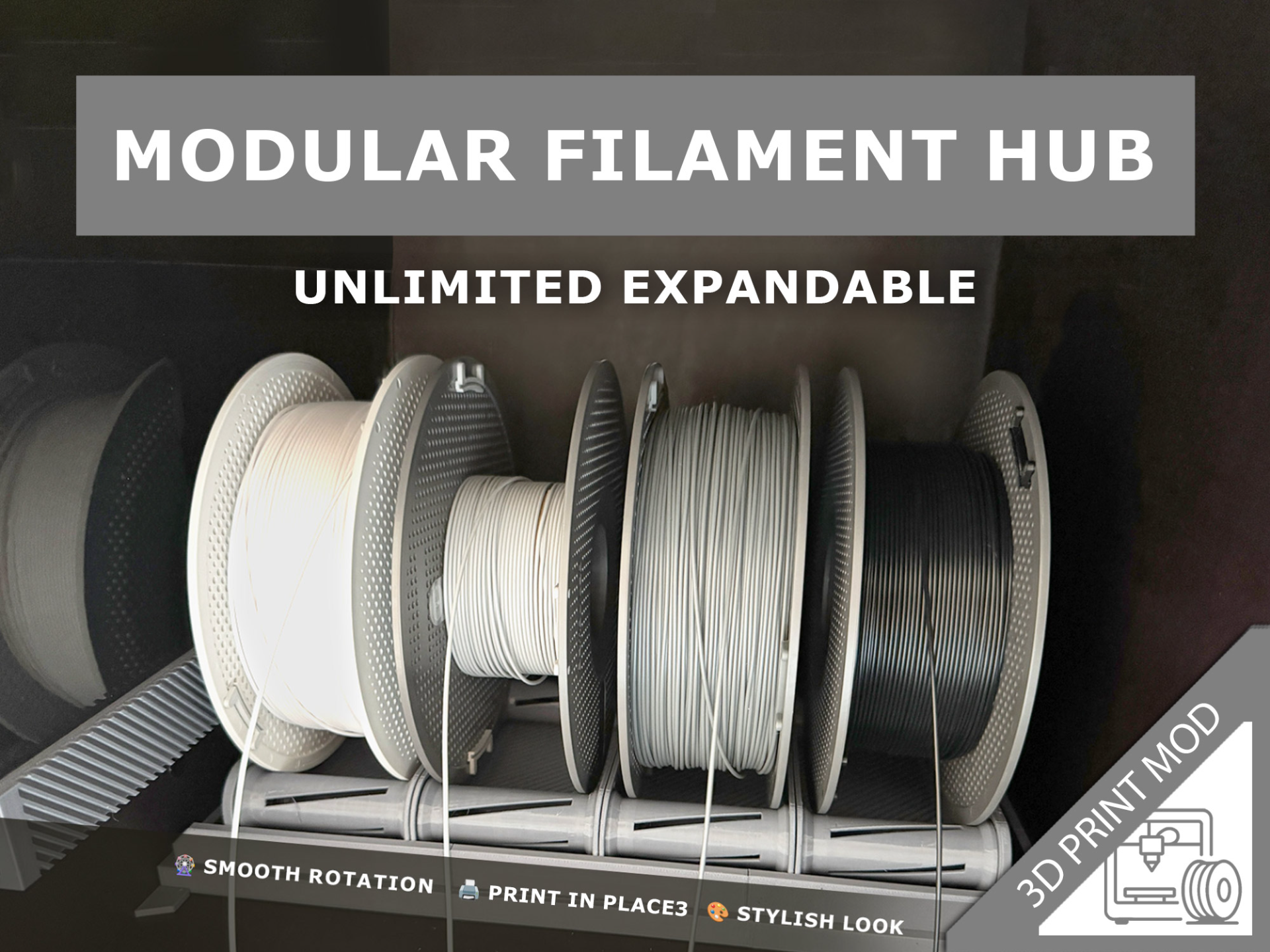Ball-Bearing Modular Filament Hub