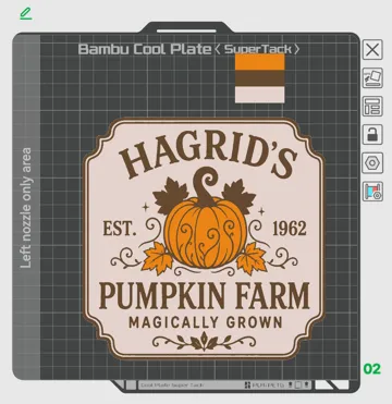 Adorno temático: Hagrid’s Pumpkin Farm Sign — vista de referencia 4