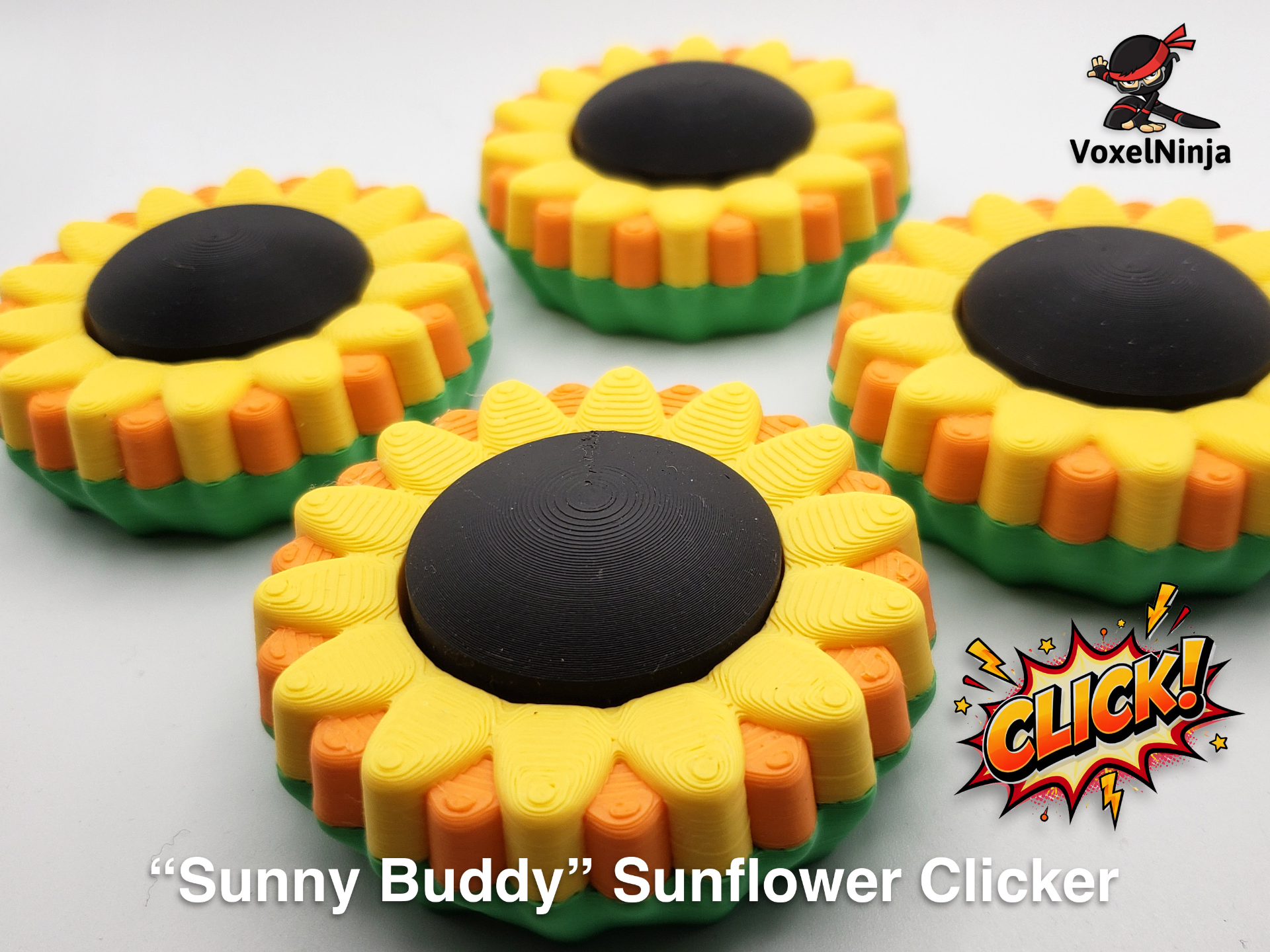 Sunny Buddy Sunflower Clicker