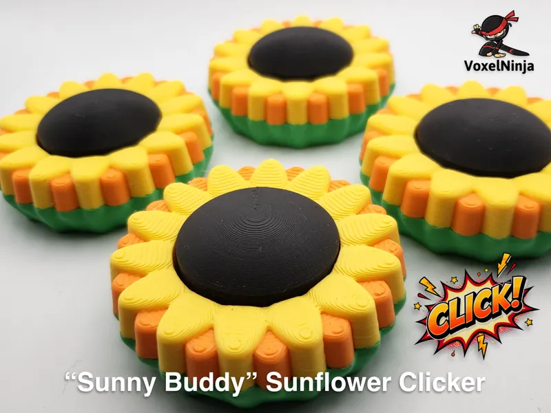 Sunny Buddy Sunflower Clicker