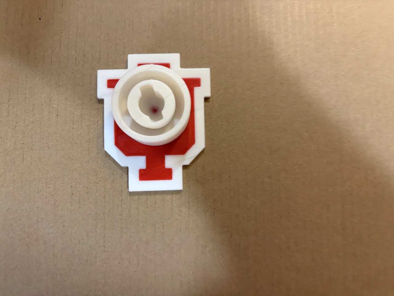 Brick Wreath IU Logo view 4