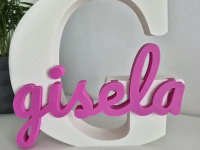 Initial letter Gisela