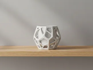 Voronoi Style Decorative Planter