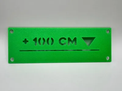 Construction Height Reference Marker +100 cm