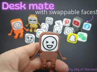 Desk mate with flexi legs