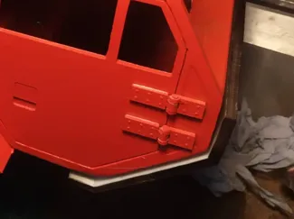 Hinge for r/c cars, trucks, doors