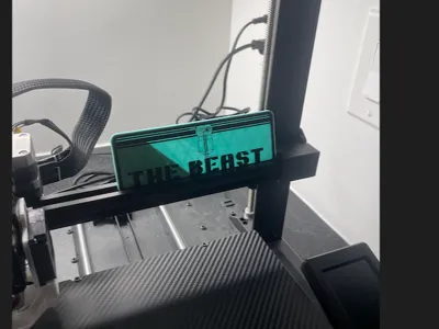 THE BEAST sign